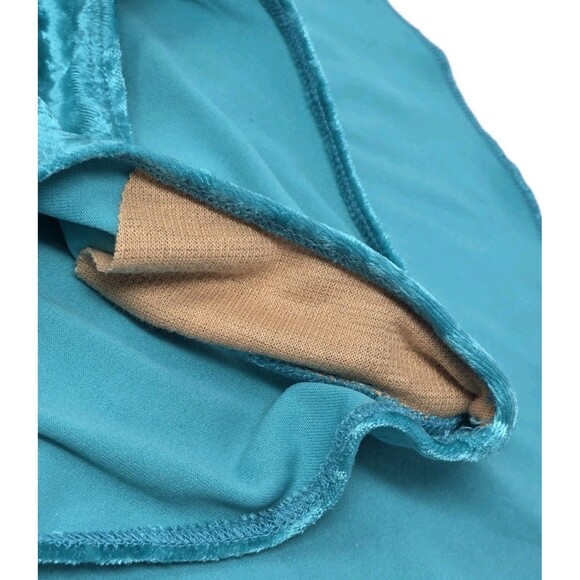 Gilda Marx VTG Bow Keyhole Crushed Velvet Dance Skate Dress Leotard Kids 4/6 - Picture 13 of 16